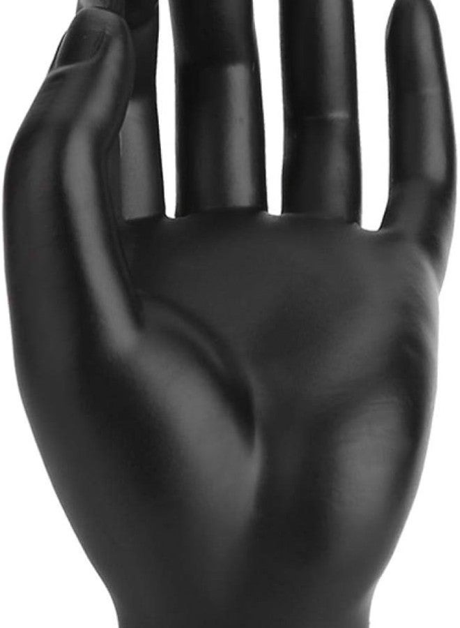 Hand Ring Display, Black Ok Hand Gestured Rings Display Stand Earrings Bracelet Holder Jewelry Organizers Showcase Black Hand Jewellery Stand Hand Mannequin For Rings Jewellery(resin)  - Image 3