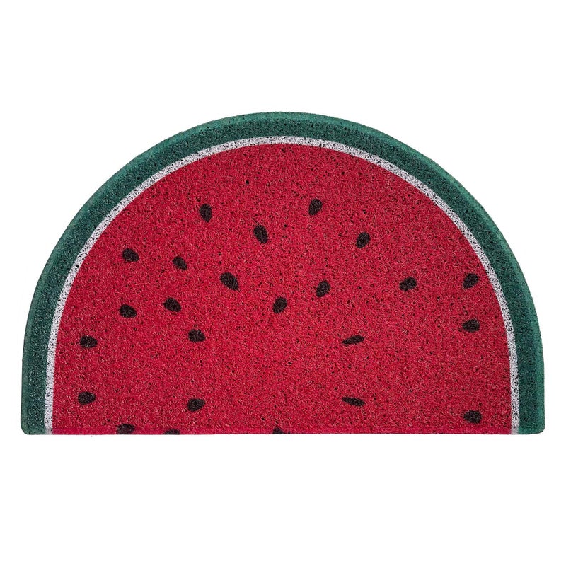 Nicoman Watermelon Doormat Housewarming Novelty Gift Present DirtTrapper Indoor Outdoot Non Slip Barrier Door Mats 70 x 44cm