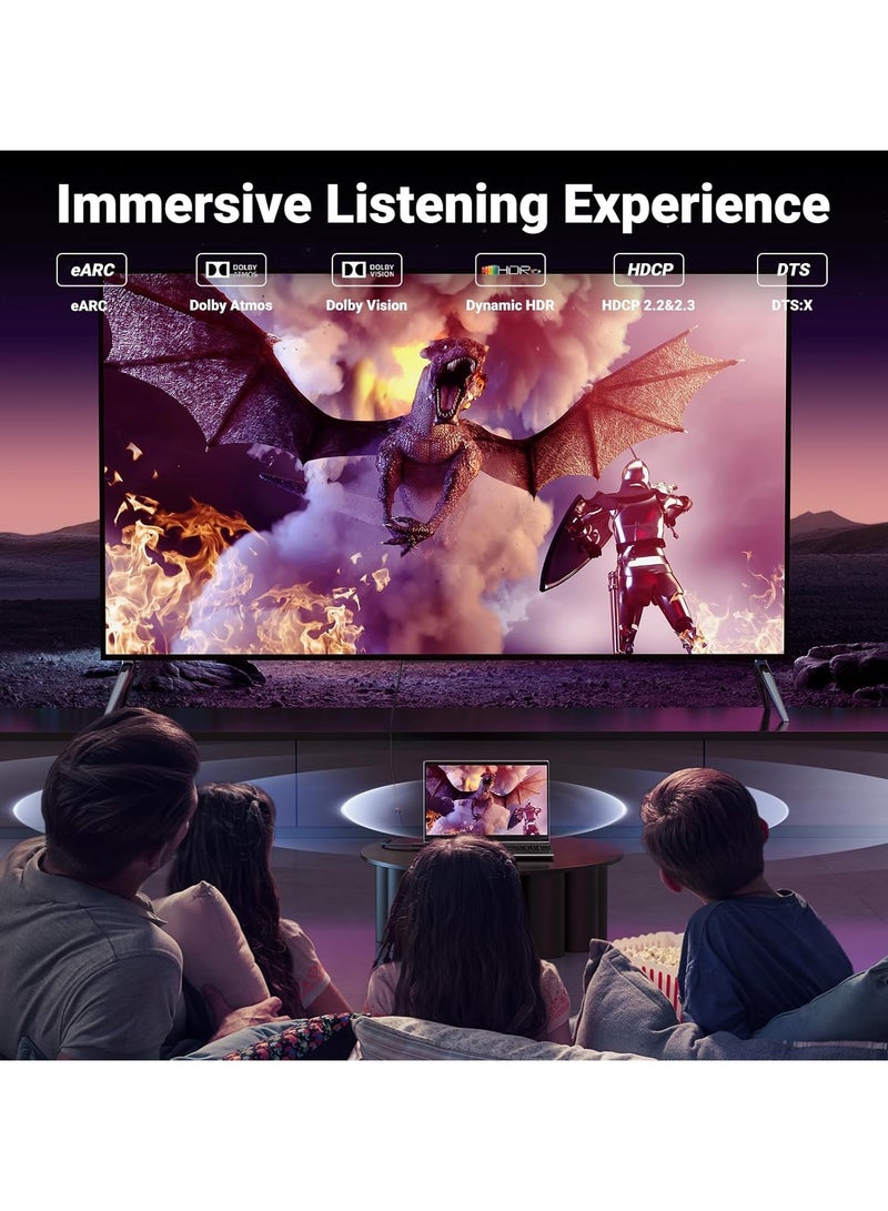 يو جرين UGREEN HDMI Male To Female Extension Cable 0.5m - Image 3