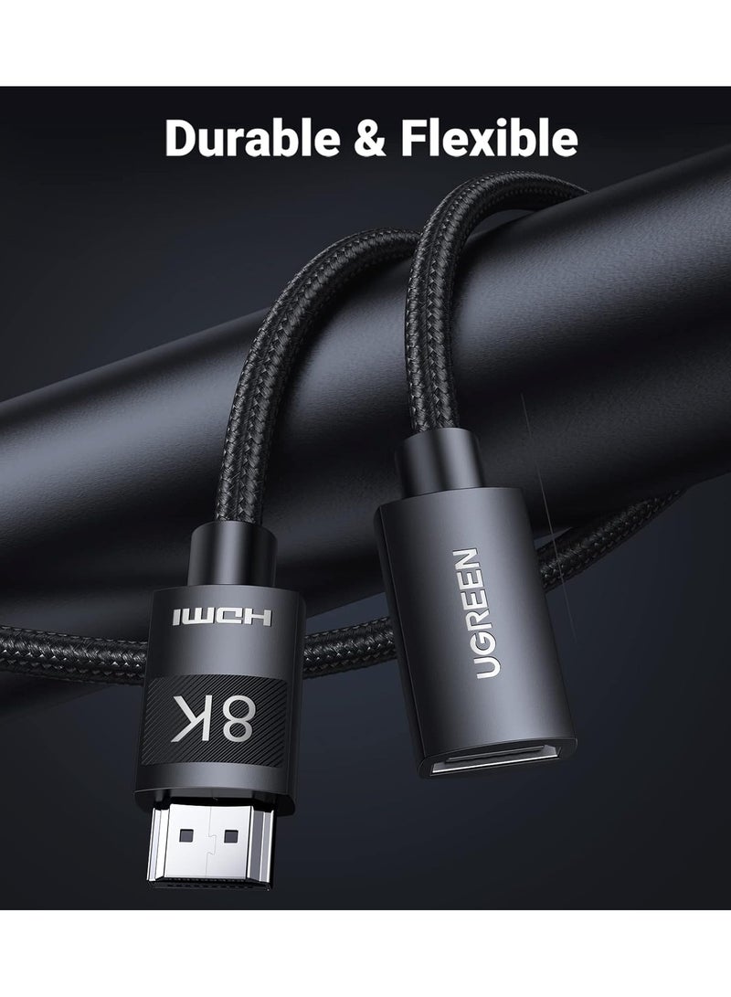 يو جرين UGREEN HDMI Male To Female Extension Cable 0.5m - Image 2