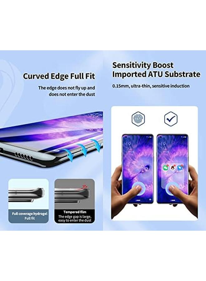 erorex High Sensitivity Hydrogel Film For Huawei Y7A Ppa Lx3 6.67Inch 2020 2Pcs Soft Flexible Film Transparent Tpu Screen Protector Fingerprint Unlock Not Tempered Glass  - Image 3
