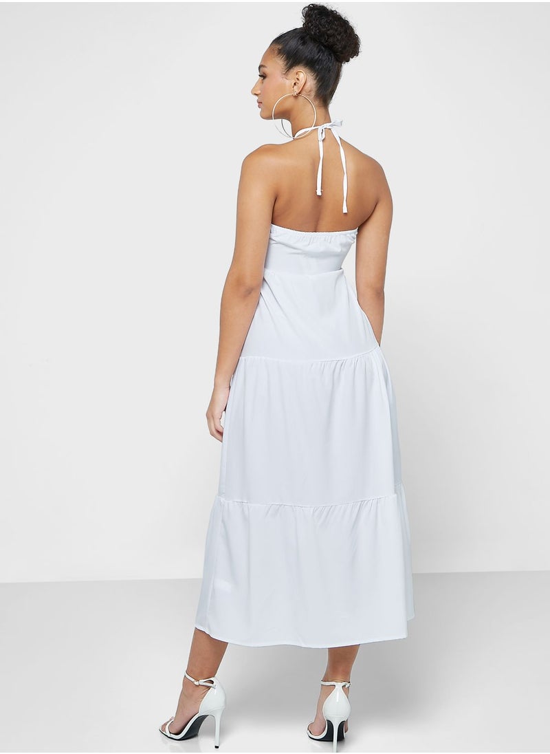 Ginger - Crossover Detail Dress - Image 1