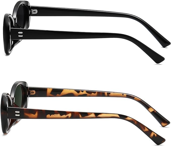 ارويكت نظارات شمسية ريترو (Retro Sunglasses)، نظارات شمسية على شكل عين القط بتصميم عتيق، مزودة بحماية من أشعة الشمس (UV Protection)، مناسبة للنساء والرجال للاستخدام في الأماكن المفتوحة. عدد القطع: 2. - Image 3