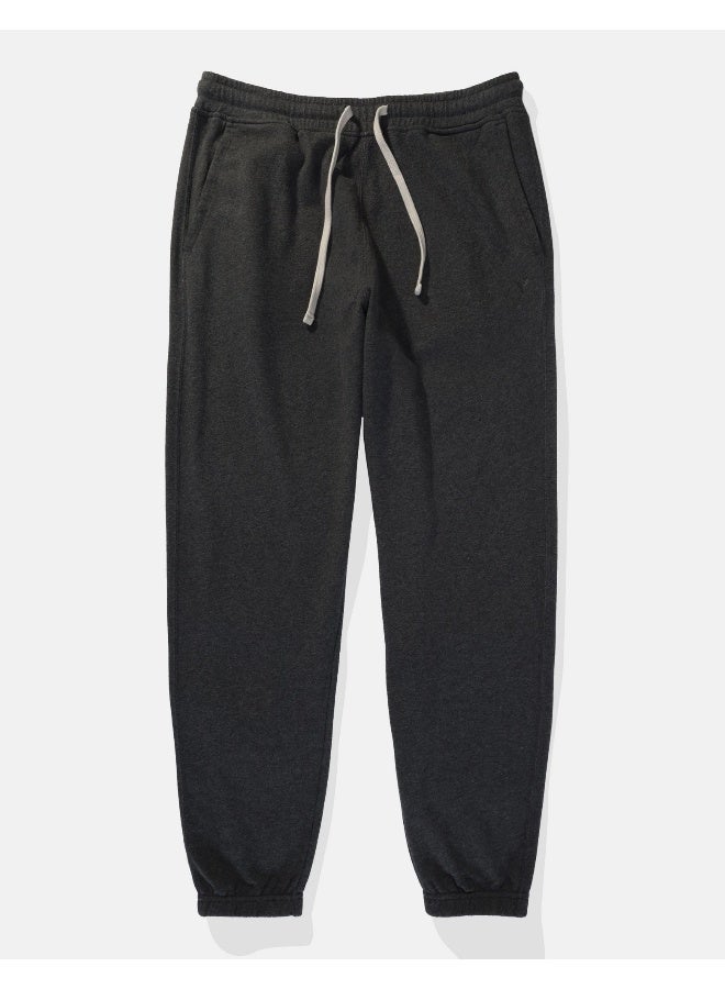 American Eagle Fleece Drawstrng Cuff Hem Sweatpants - Image 3