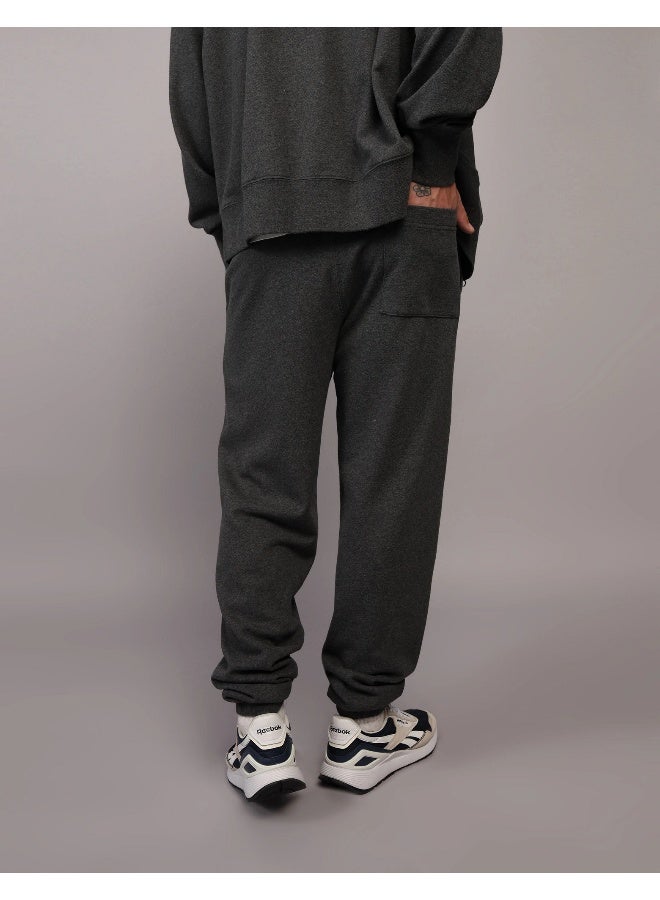 American Eagle Fleece Drawstrng Cuff Hem Sweatpants - Image 4