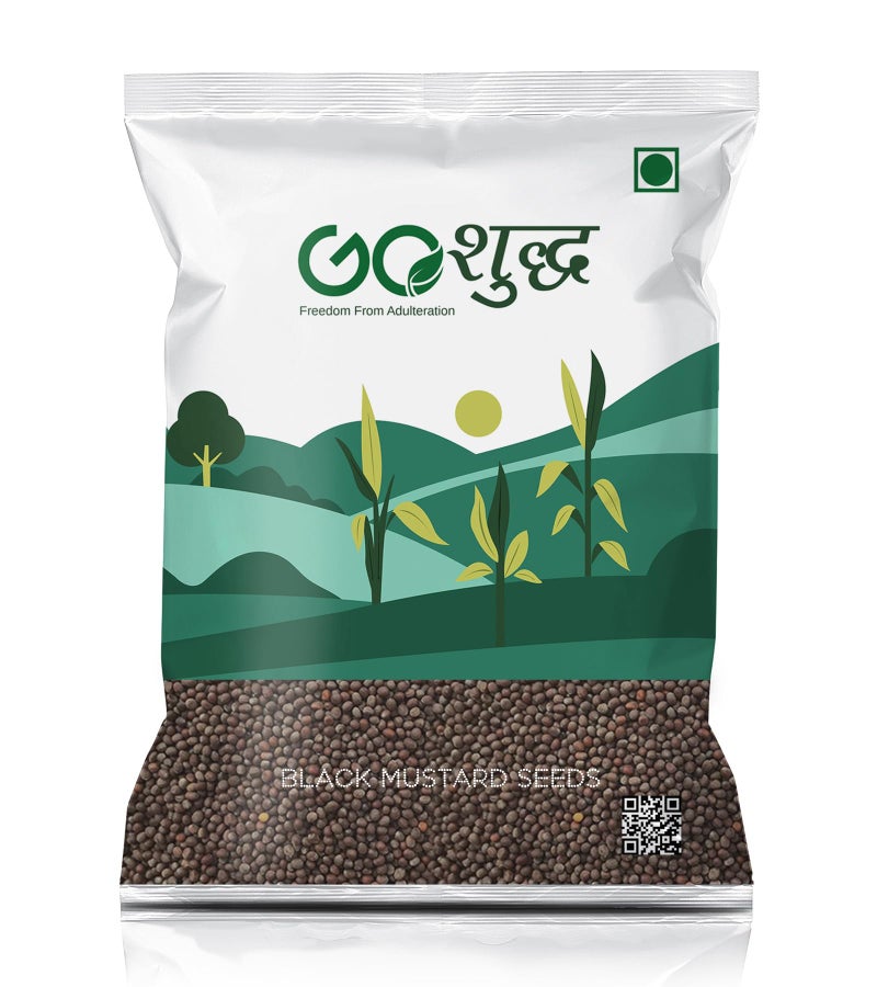 Goshudh Rai Seeds 1 kg Pack | Black Mustard Seeds - Image 1
