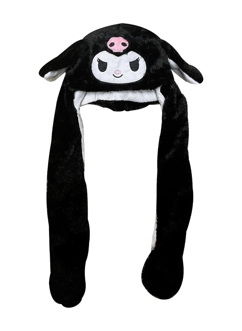 general Kawaii Ears Mobile Jumping Hat Cute Cartoon Fluffy Hat Headwear Animation Plush Hat - Image 1
