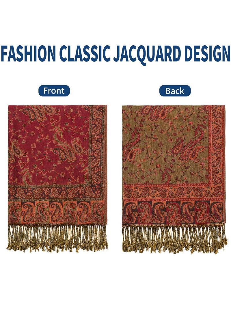 آي إس آي وشاح الباشمينا الباشمينا الباشمينا الباشمينا الباشمينا مع أهداب للسهرات، الزفاف - Image 4