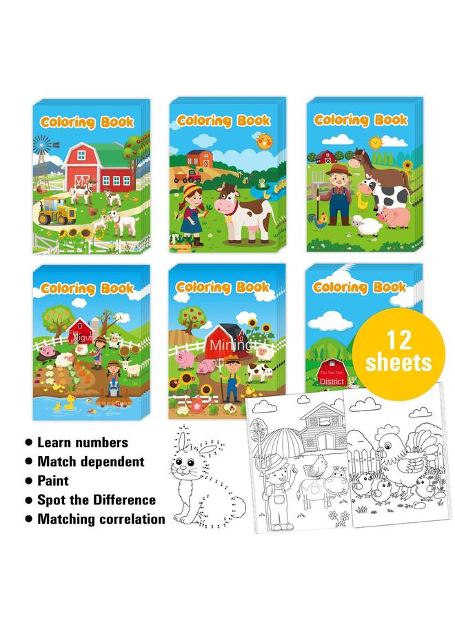 Bluejw Coloring Ben Farm Animal Cartoon Graffiti Coloring Ben Party Game Coloring Ben Suit New - Image 2