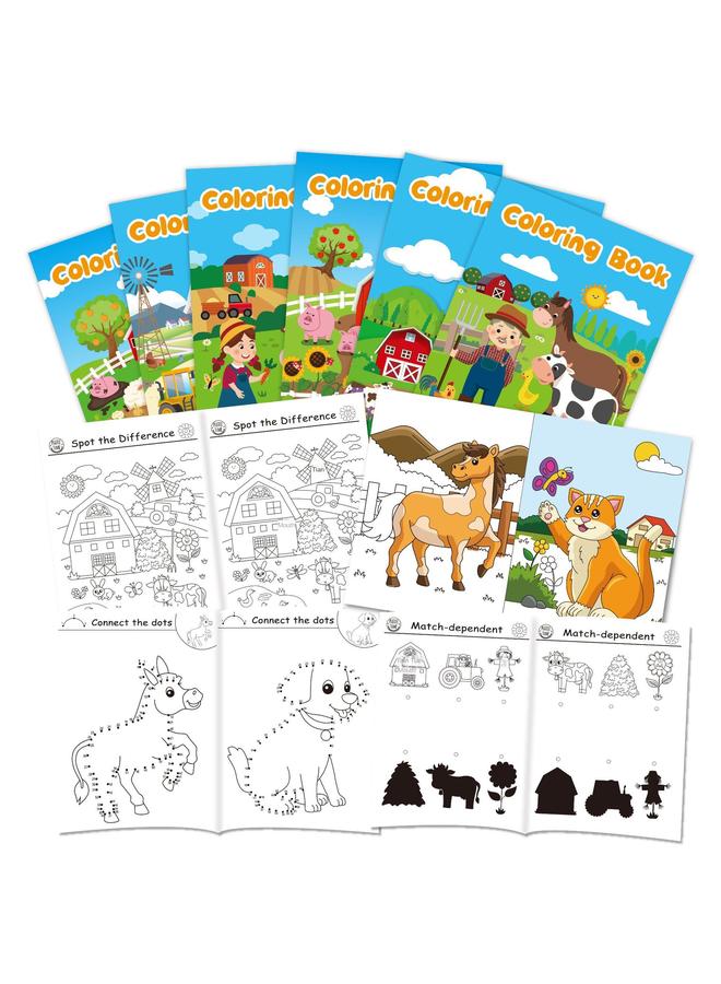 Bluejw Coloring Ben Farm Animal Cartoon Graffiti Coloring Ben Party Game Coloring Ben Suit New - Image 5