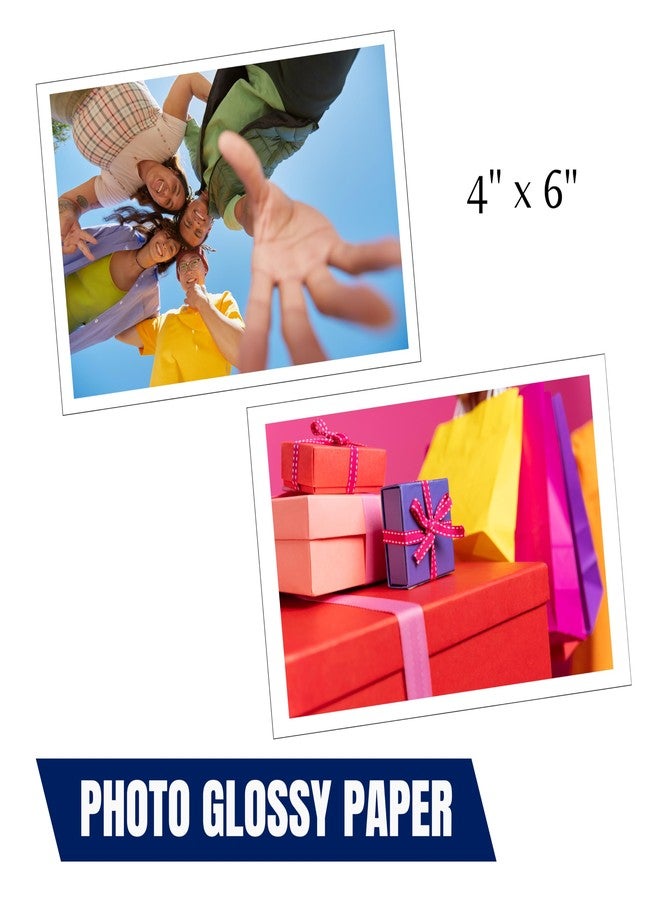 LC Glossy Coated Photo Paper 180 GSM 4"x6" | Compatible with Inkjet Printers | Pack of 1 (4 inches x 6 inches) (100 Sheets) - Image 2