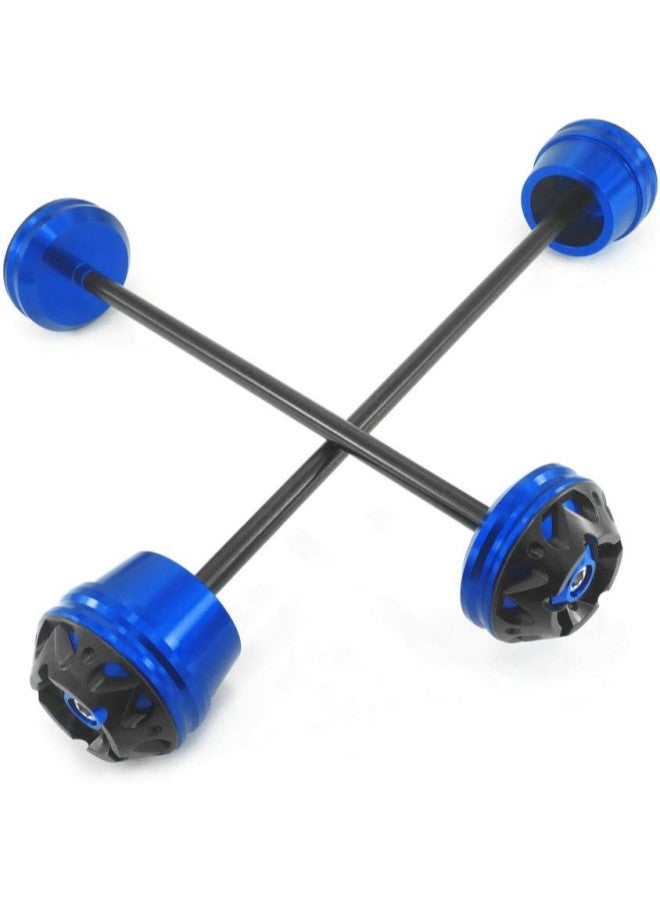 klarako Aluminum Motorcycle Front & Rear Axle Fork Crash Sliders Cap Falling Wheel Drop Protection Ball Pad cover for Yama' MT07 FZ07 FZ07 MT07 20142020 - Image 2