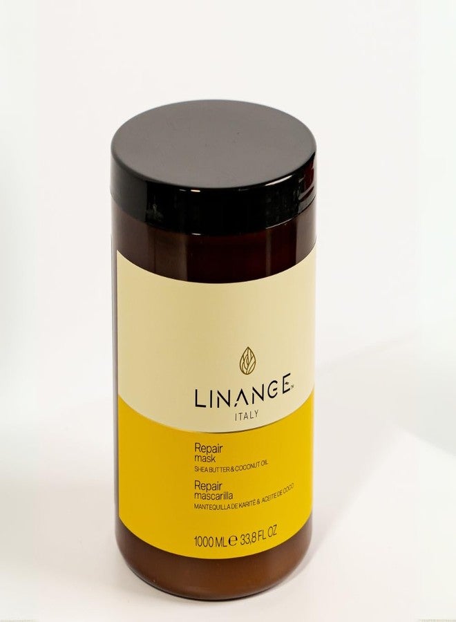 LINANGE Repair Mask with Shea Butter and Coconut Oil - Nourishing Hair Treatment, 33.8 oz. - Image 3