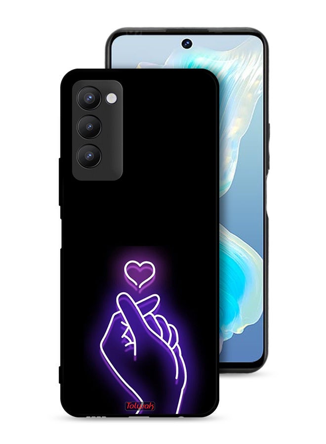 Tolwak Tecno Camon 18P Protective Case Cover Snap Small Heart - Image 1