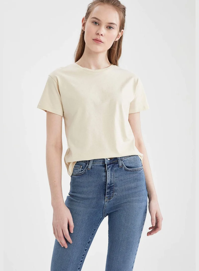 DeFacto Regular Fit Short Sleeve T-Shirt (2 Pack)