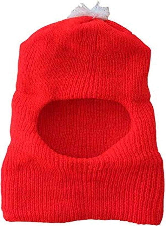 DSquared Baby Boy's & Baby Girl's Soft Woolen Monkey Cap Pack of 2 (Red & Blue,0-6 Months) - Image 2