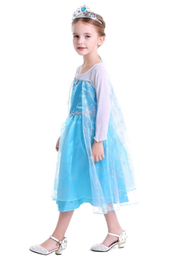 ISank Little Girls Princess Costume Cosplay Dress up for Birthday Party with Accessories - Image 2