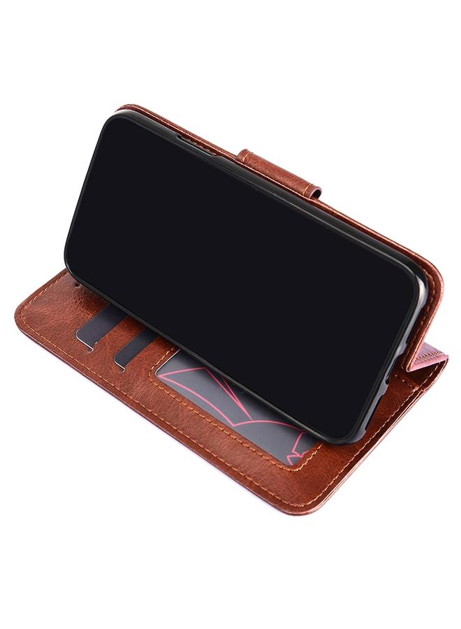 S-TOP Case For Samsung Galaxy A21s Crystal Texture Horizontal Flip Leather Case with Holder & Card Slots & Wallet - Image 5