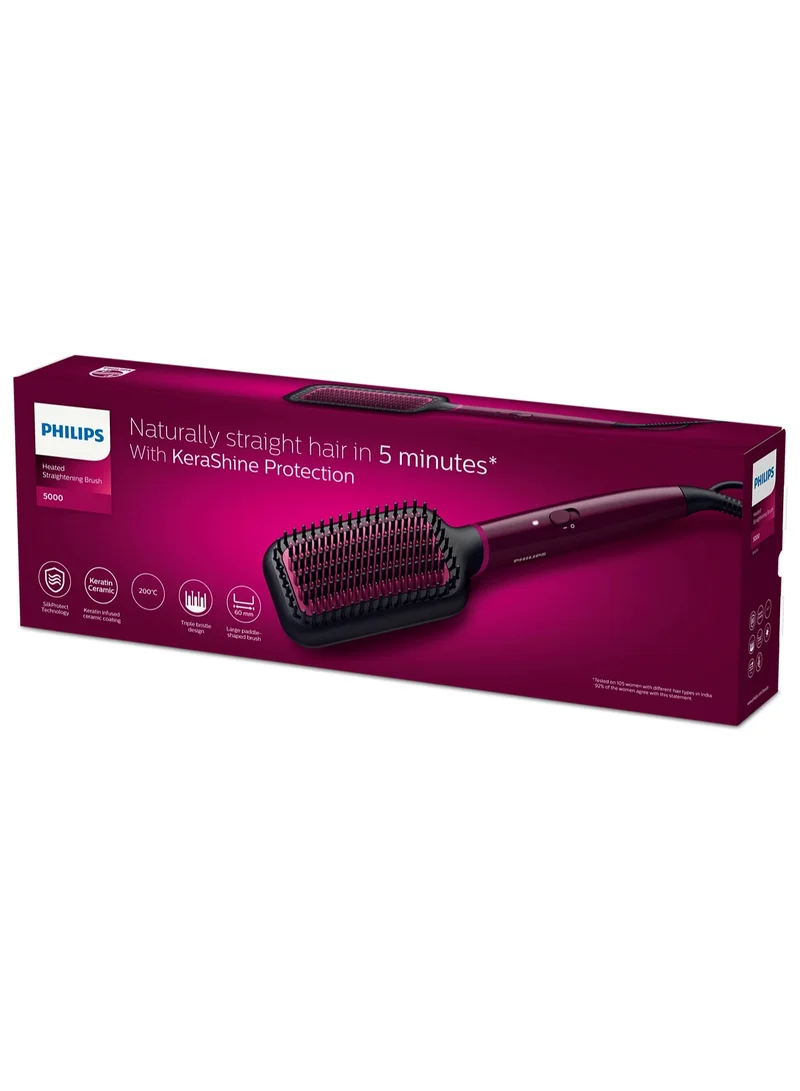 Philips 5000 Heated straightening brush BHH730/03