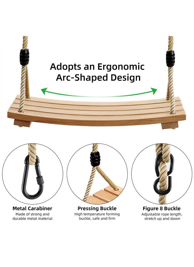 مقعد أرجوحة شجرة خشب الزان، مقعد أرجوحة معلق للكبار والأطفال، كرسي أرجوحة للعب الحديقة في الأماكن المغلقة والهواء الطلق - pzsku/Z554B90208224B7639A06Z/45/_/1719988907/36e5340a-3d65-4707-88e6-1bd4562119e3