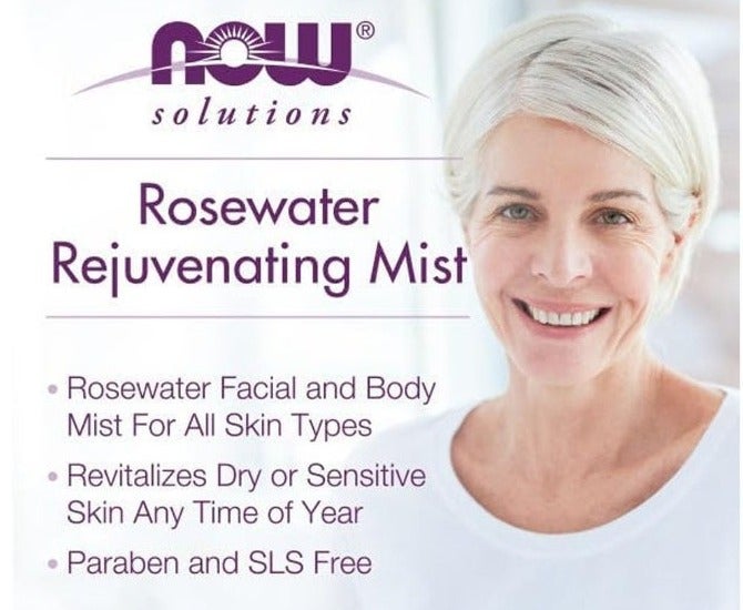 ناو رذاذ ماء الورد المنعش من ناو فودز 118 مل - Image 2