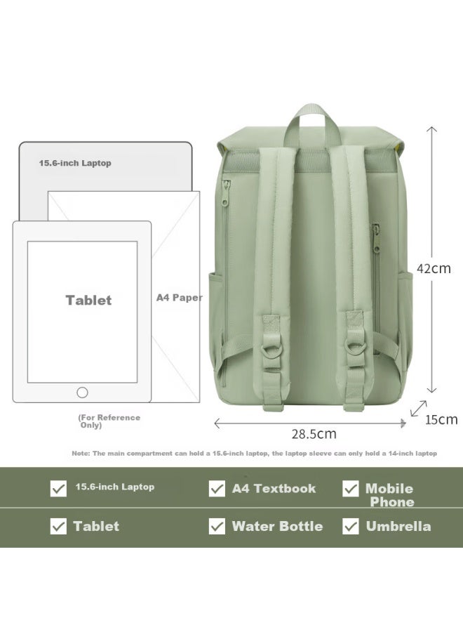 Mah New Textured Women's Backpack Large Capacity College Student School Bag Premium Niche Travel Commuter Bag - Image 2