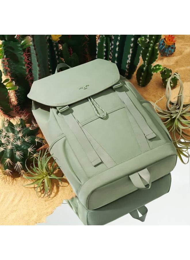 Mah New Textured Women's Backpack Large Capacity College Student School Bag Premium Niche Travel Commuter Bag - Image 4