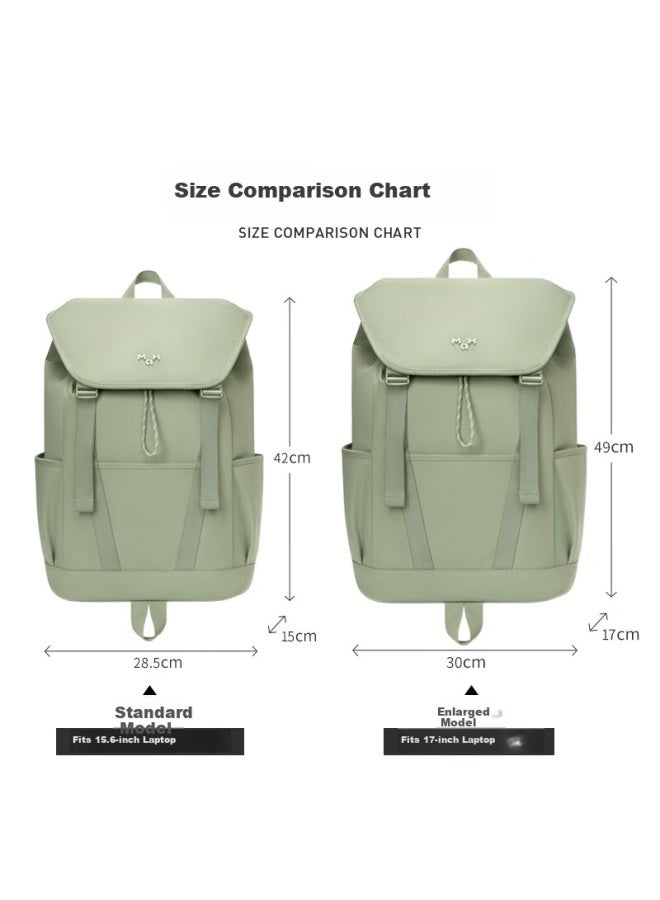 Mah New Textured Women's Backpack Large Capacity College Student School Bag Premium Niche Travel Commuter Bag - Image 3