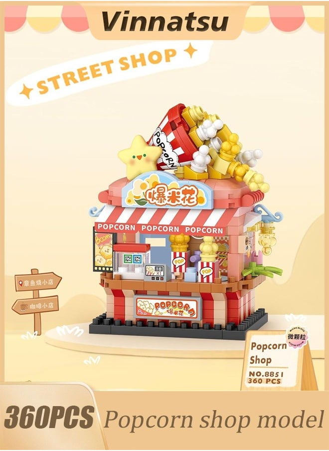 Vinnatsu Mini City Shop Street View Building Blocks Model Set,Simulation Architecture Collection Particle Construction Building Bricks Toy,Home Decoration  - Image 1