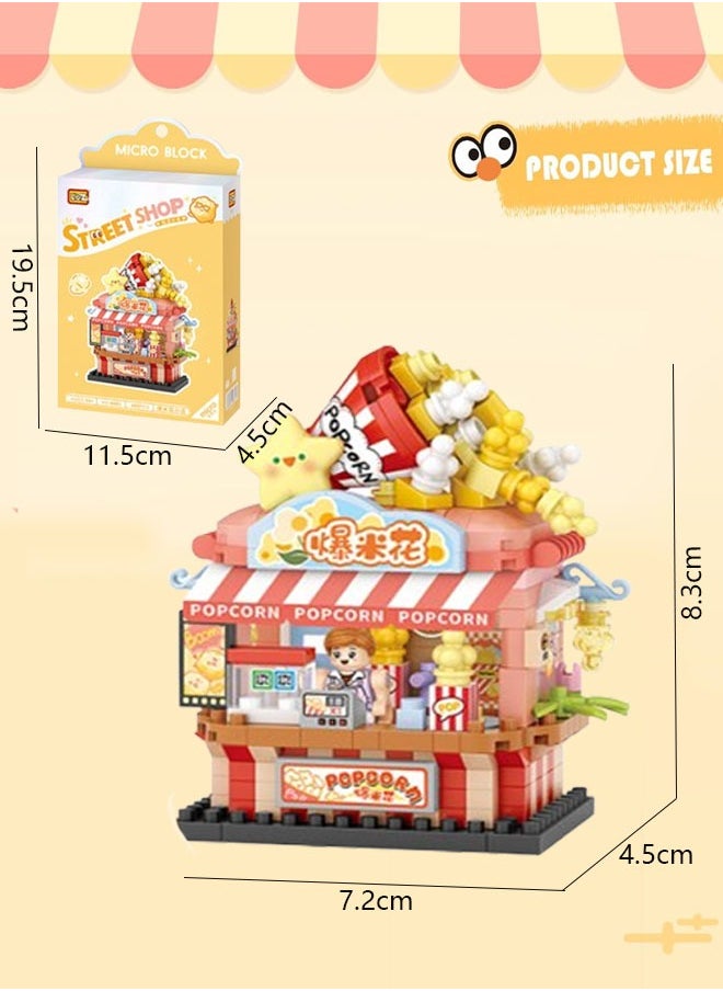 Vinnatsu Mini City Shop Street View Building Blocks Model Set,Simulation Architecture Collection Particle Construction Building Bricks Toy,Home Decoration  - Image 2