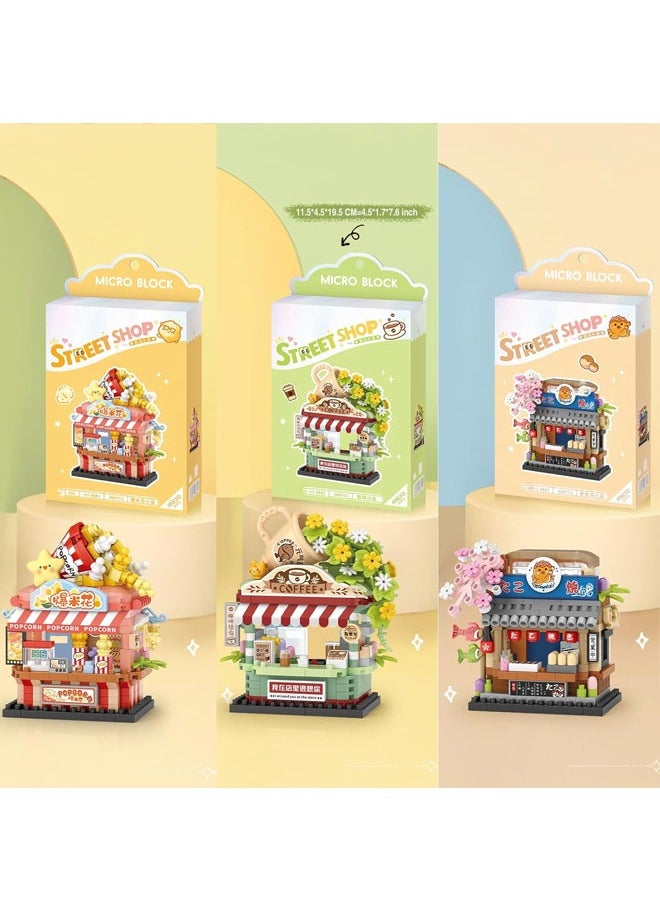 Vinnatsu - Mini City Shop Street View Building Blocks Model Set,Simulation Architecture Collection Particle Construction Building Bricks Toy,Home Decoration - Image 1