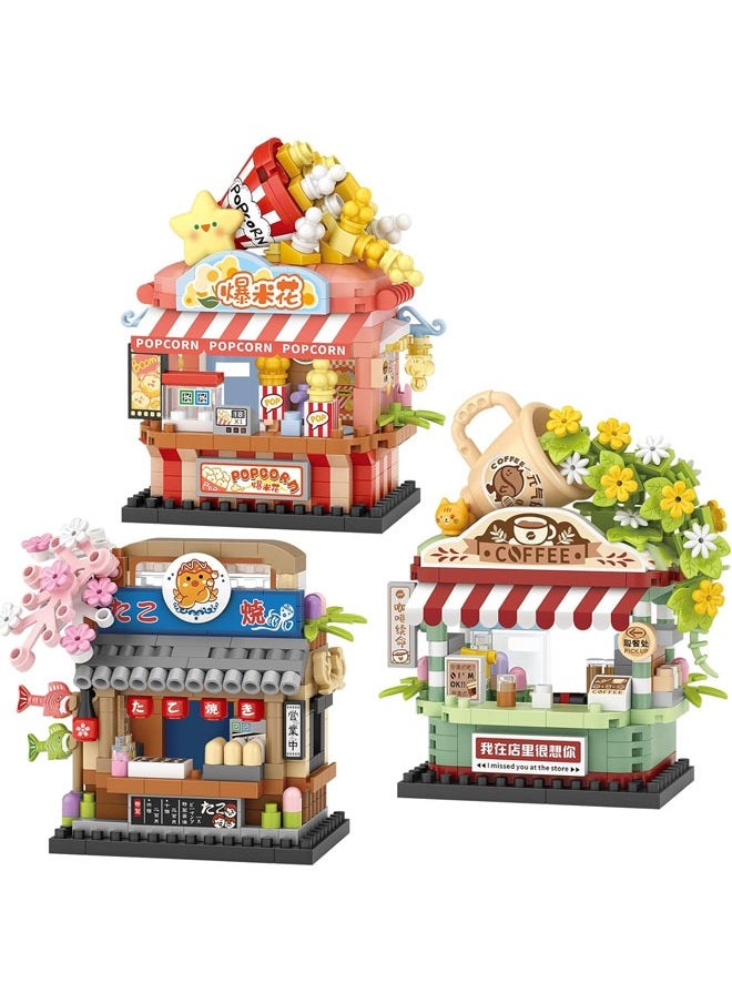 Vinnatsu Mini City Shop Street View Building Blocks Model Set,Simulation Architecture Collection Particle Construction Building Bricks Toy,Home Decoration  - Image 4