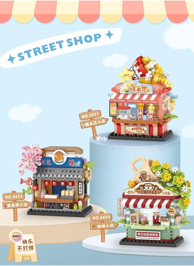 Vinnatsu Mini City Shop Street View Building Blocks Model Set,Simulation Architecture Collection Particle Construction Building Bricks Toy,Home Decoration  - Image 5