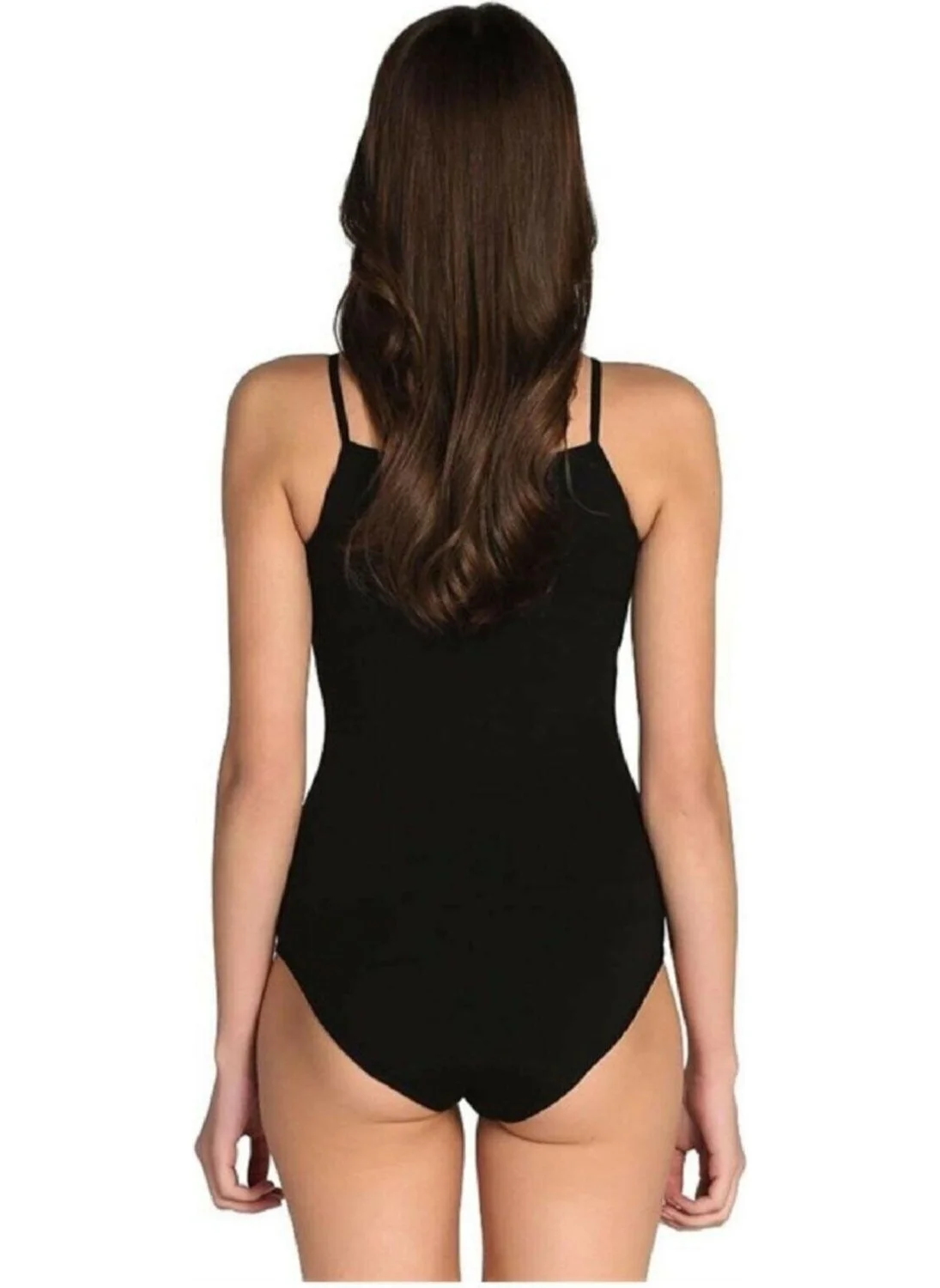 توتكو Women's Rope Strap Bodysuit 0148-BLACK