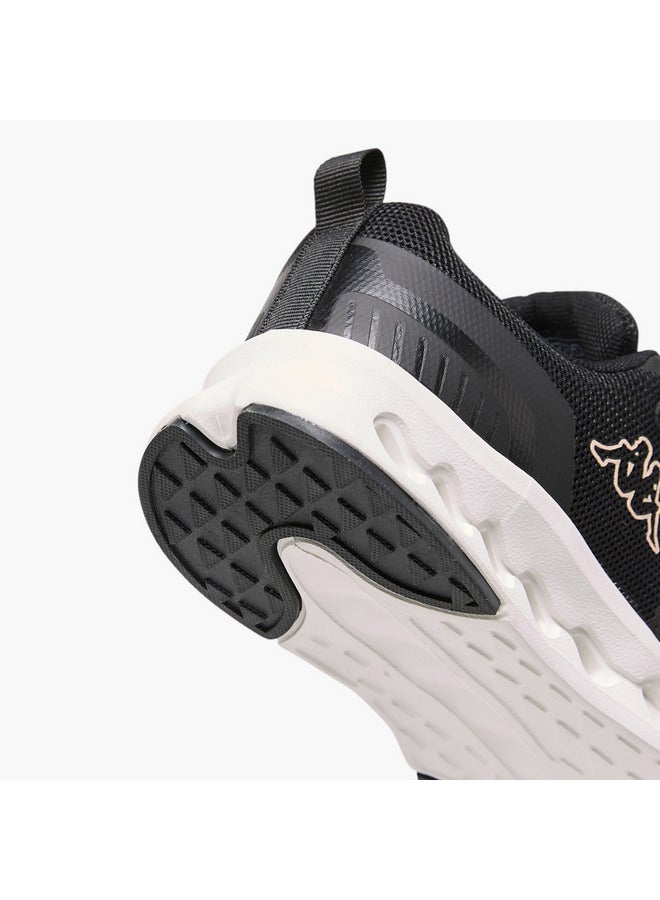 Kappa Girls' Logo Print Sports Shoes with Hook and Loop Closure  - Image 5