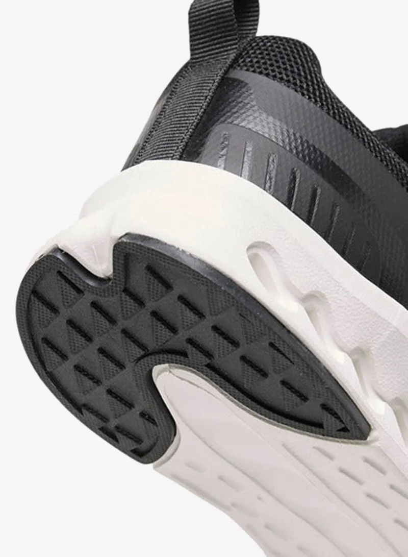 Kappa Girls' Logo Print Sports Shoes with Hook and Loop Closure