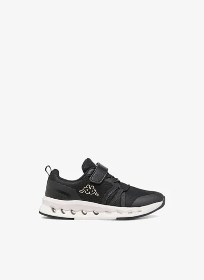 Kappa Girls' Logo Print Sports Shoes with Hook and Loop Closure