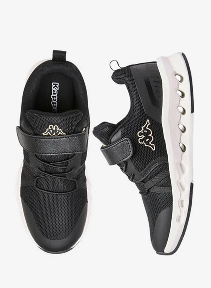 Kappa Girls' Logo Print Sports Shoes with Hook and Loop Closure