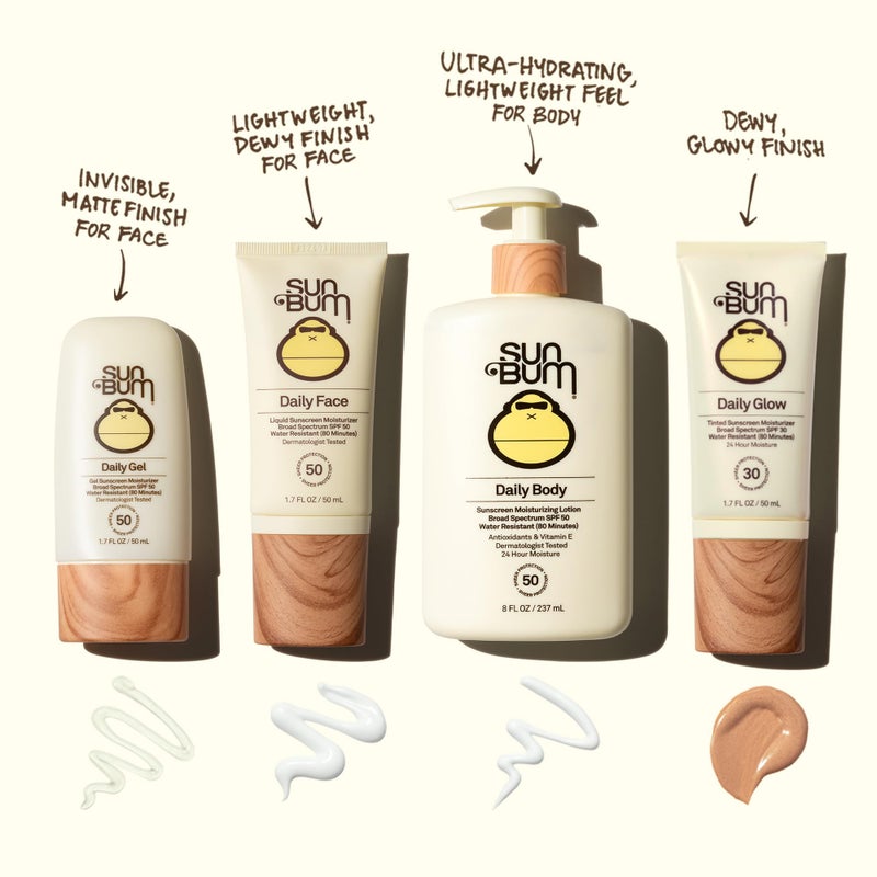 Sun Bum لوشن واقي شمس للوجه SPF 50 من صن بوم - واقي شمس مرطب واسع الطيف مع فيتامين E - نباتي ومتوافق مع قانون هاواي 104 (بدون أوكتينوكات وأوكسي بنزون) - حجم السفر 1.7 أونصة - Image 2