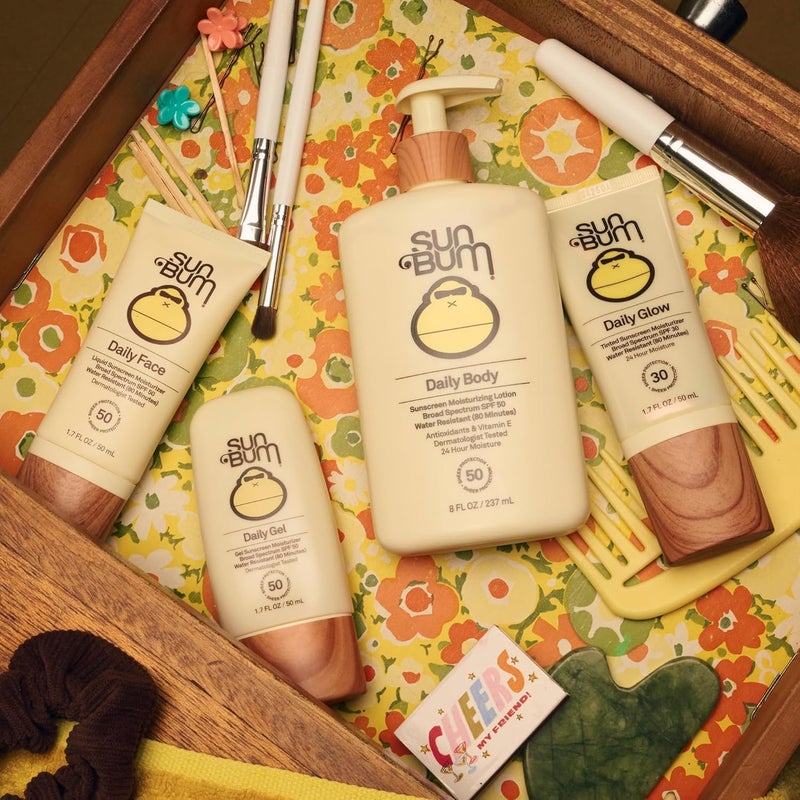 Sun Bum لوشن واقي شمس للوجه SPF 50 من صن بوم - واقي شمس مرطب واسع الطيف مع فيتامين E - نباتي ومتوافق مع قانون هاواي 104 (بدون أوكتينوكات وأوكسي بنزون) - حجم السفر 1.7 أونصة - Image 5