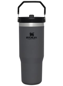 The IceFlowâ„¢ Flip Straw Tumbler 0.89L / 30oz Charcoal