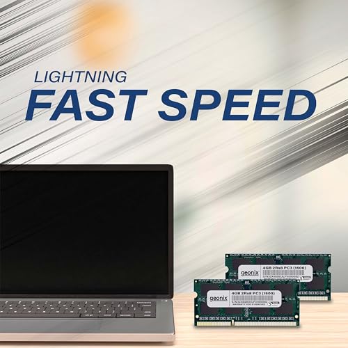 GEONIX 4GB DDR3L 1600 Mhz | ذاكرة عشوائية للابتوب لأجهزة الكمبيوتر القياسية والألعاب | 2Rx8 | 204 دبوس | (ضمان 5 سنوات) - Image 2