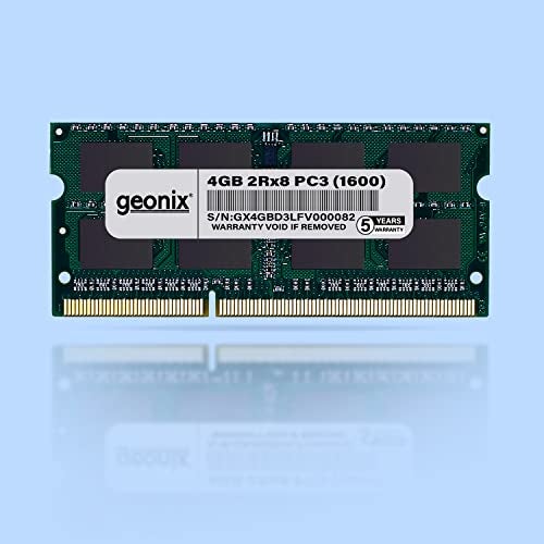 GEONIX 4GB DDR3L 1600 Mhz | ذاكرة عشوائية للابتوب لأجهزة الكمبيوتر القياسية والألعاب | 2Rx8 | 204 دبوس | (ضمان 5 سنوات) - Image 1