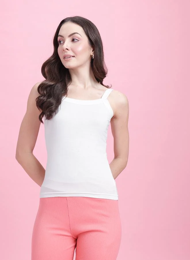 Leading Lady Pack of 2 - Solid Non Padded Cotton Camisole