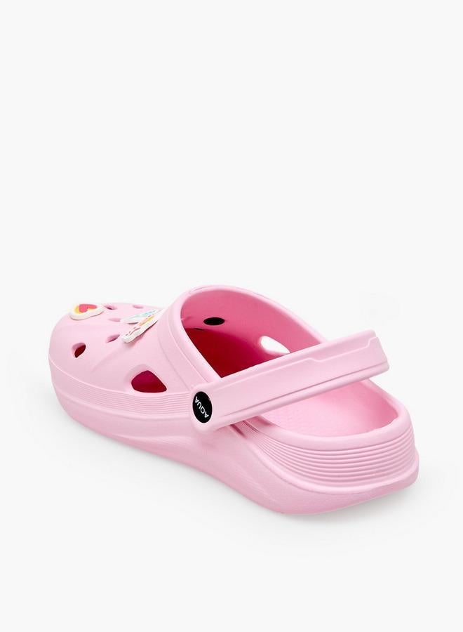 Aqua Girls Princess Jibbitz Clogs - Image 5
