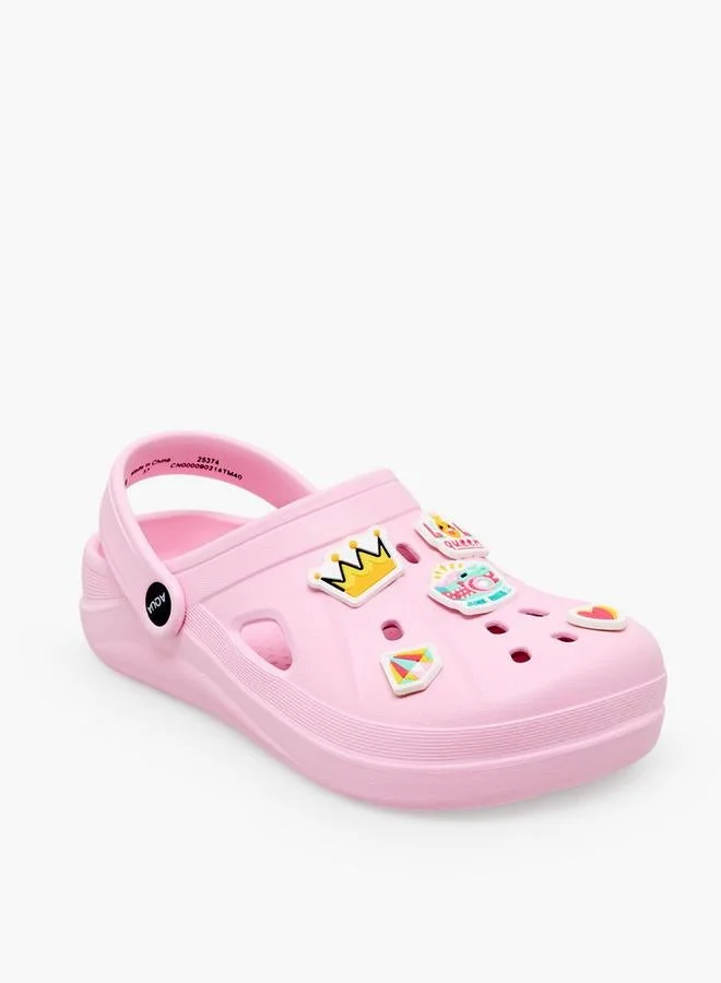 Aqua Girls Princess Jibbitz Clogs