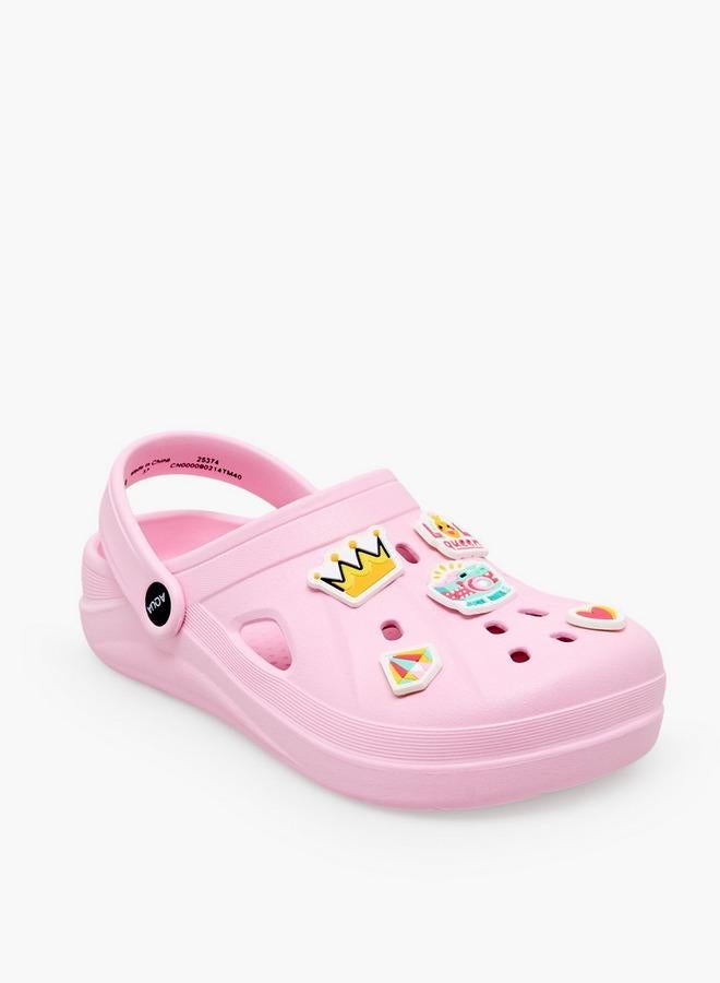 Aqua Girls Princess Jibbitz Clogs - Image 1