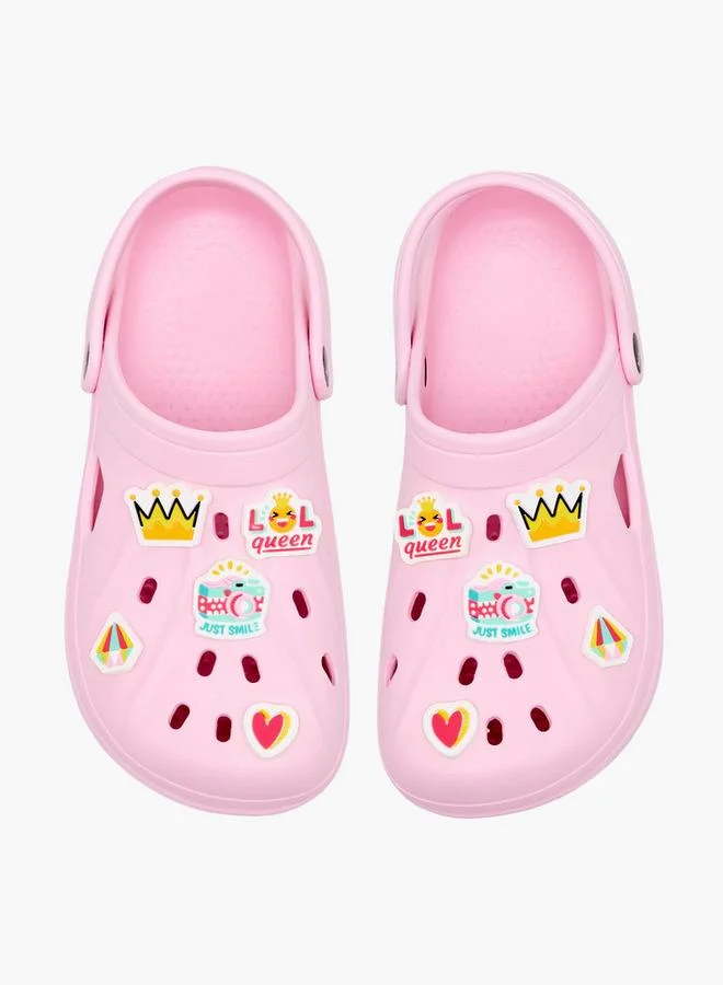 Aqua Girls Princess Jibbitz Clogs