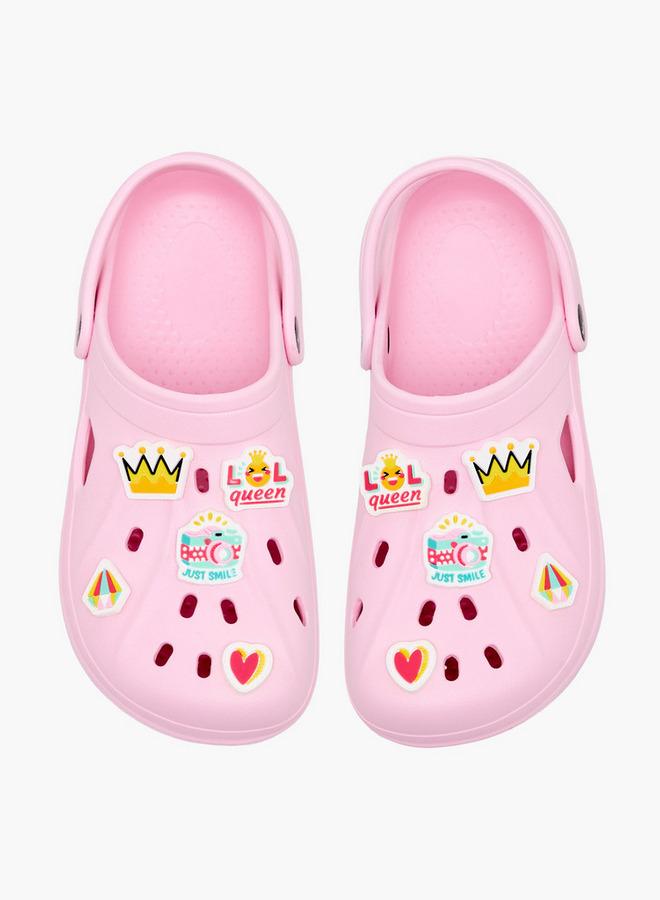 Aqua Girls Princess Jibbitz Clogs - Image 2