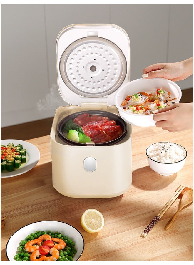 EHOME 2.5L Healthy Low Carb Rice Cooker, Low Sugar Digital Steamer,Porridge,Soup,Quick Rice,White Rice,Stainless Steel Filter Basket，8 Cooking Functions,24H Timer & Auto Keep Warm - Image 5